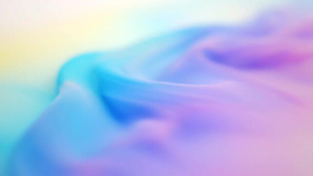 Abstract flowing liquid gold and blue ink in water, mesmerizing swirls and gradients