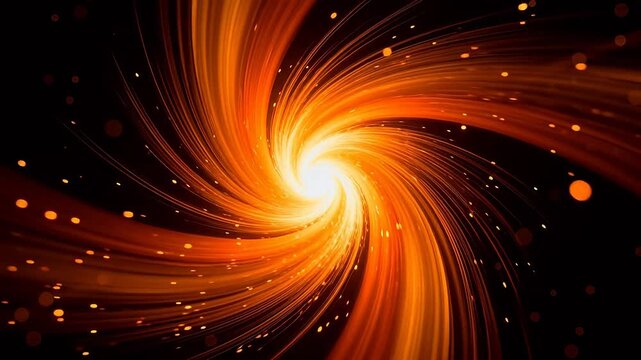 Abstract swirling light pattern