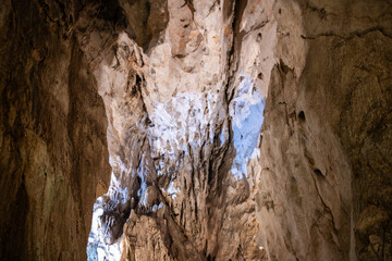 Breathtaking rock formations inside Oylat Cave in Inegol, Bursa, T&uuml;rkiye