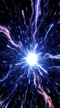 Dynamic Abstract Background with Bright Central Light Burst - Energy Speed and Futuristic Technology Concept for Website Design and Digital Marketing