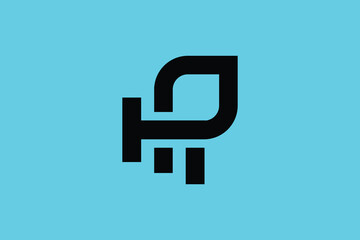 Fototapeta premium letter tp logo vector design template