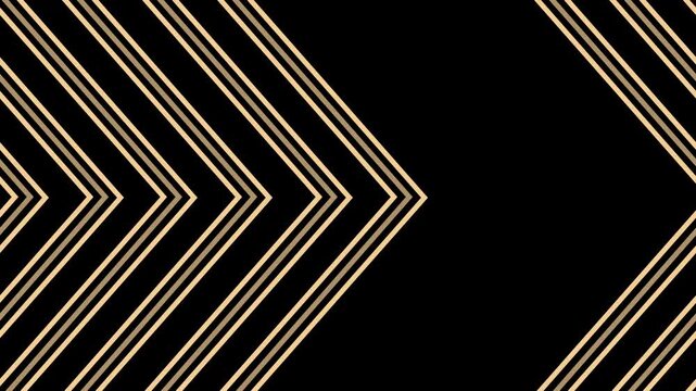Minimalist background with a series of concentric chevron arrows pointing right animation, creating geometric depth and motion