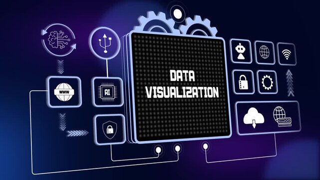 Data visualization technology for interactive information design, advanced analytics presentations and futuristic digital web systems