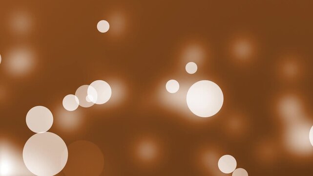 Soft bokeh circles of varying sizes scattered background animation, creating a dreamy abstract light pattern animated