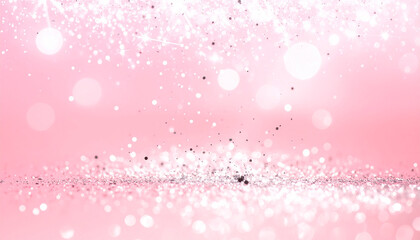 Realistic pink and silver background
7