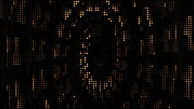 Background of blinking golden lights - Seamless loop	