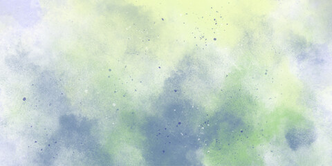Hand drawn abstract background soft green gradients watercolor pastel design. Watercolor paper background. Abstract Painted Illustration. Brush stroked painting.  © Tafseer