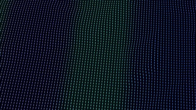 Wavy background flowing in digital space