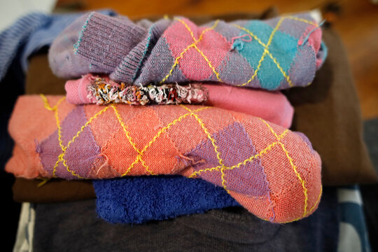chaussettes de style losange