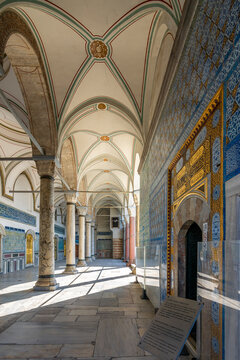 The Revan Pavilion view in Topkapi Palace. Topkapi Palace is popular tourist attraction in the Turkey.