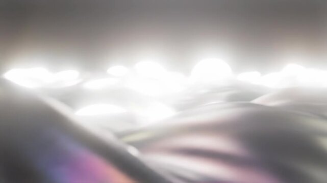 Abstract flowing liquid surface, waves and ripples, 3d rendering.