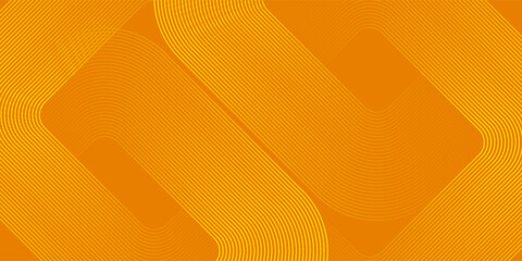Orange abstract background. Minimal pattern. Vibrant gradient geometric lines. Modern design. Suit for banner, cover, business, flyer. © zaini