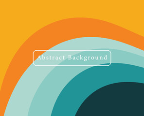 A vibrant abstract background with a layered colorful design and the words Abstract Background in white text