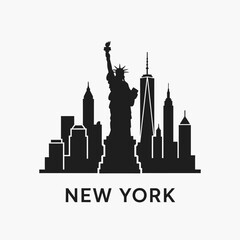 Fototapeta premium new york city skyline
