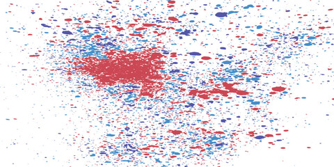 Fototapeta premium Two color ink splash background