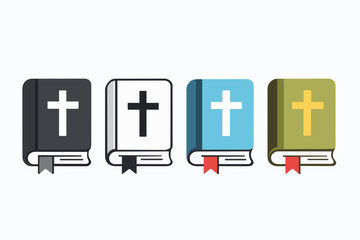 Fototapeta premium Four Religious Books Design