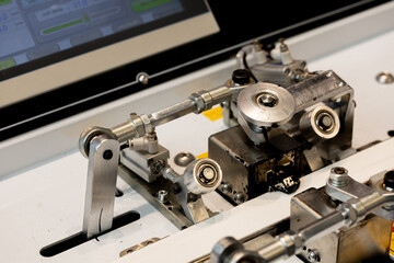 Long material handling machine. Roller machine for handling long materials.