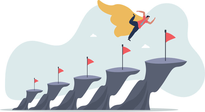 Challenge to achieve success milestone, goal or business target, winning mission or career development, growth or progress journey,person's life situation and his activities.