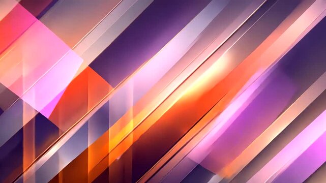 Vibrant abstract background with diagonal lines and colorful gradient.