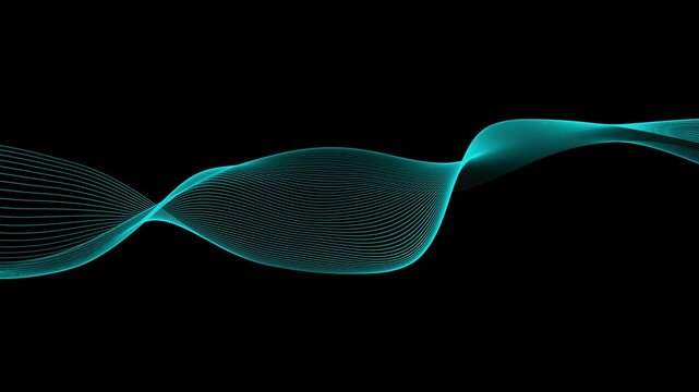 Abstract blue lines - background loop