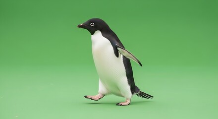 Fototapeta premium penguin standing on the rocks
