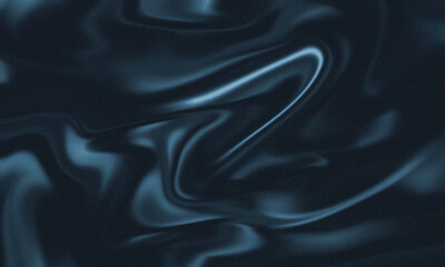 Obraz premium Abstract dark blue liquid marble background with heavy film grain texture, Moody navy blue silk wave background with grainy aesthetic and soft light