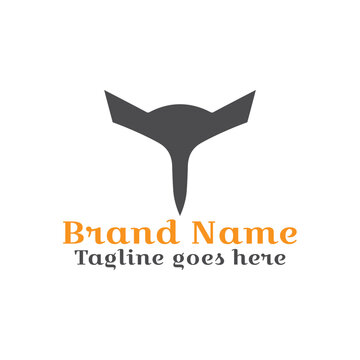 Trident logo. Fully Vector EPS file. CMYK color mode. Editable color. Easy to download.