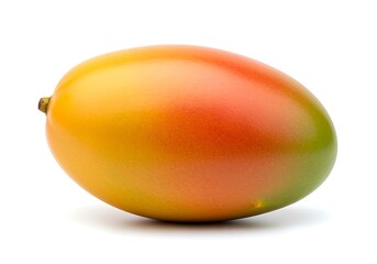 Fresh ripe mango fruit with vibrant yellow and red skin shown naturally