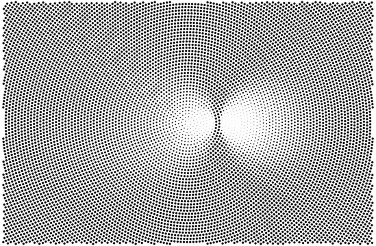 Vector Abstract overlay. Grunge halftone black dost texture background.