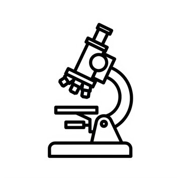 Classic optical microscope with dual eyepieces and rotating nosepiece