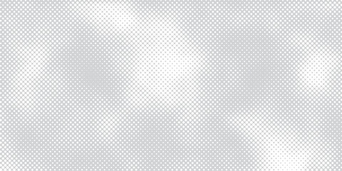 Modern white gray halftone dots wave background, modern technology texture, abstract dotted light wave pattern, futuristic digital background. creative background