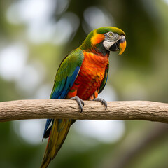 Obraz premium blue and yellow macaw