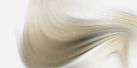 Obraz premium Brown abstract art on isolated white background with smooth flowing curves
