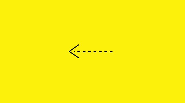 left arrow animation, left directional arrow loop animation on background.