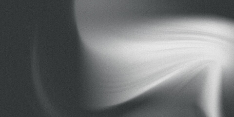 Black and white abstract image with curved lines and shapes variation