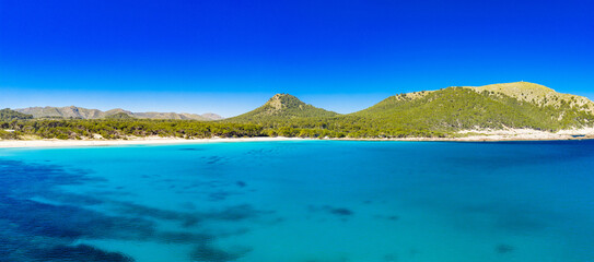Fototapeta premium Cala Agulla, Majorca Mallorca, Balearic Islands, Spain