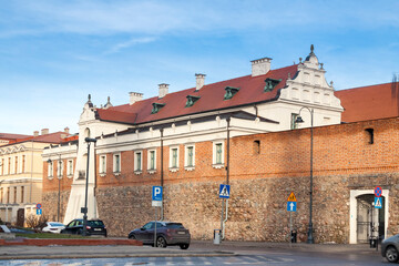 Poland,  Piotrków Trybunalski, Kosciuszki Square, Ancient City Walls © aureliano1704