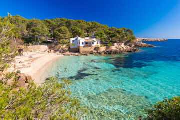 Fototapeta premium Cala Gat, Majorca Mallorca, Balearic Islands, Spain