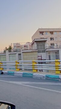 Iran, Tehran, 10 June 2025: streets of the Iranian capital Tehran, the life of the city in peacetime, the facades of beautiful buildings