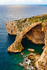 Blue Grotto na Gozo o wschodzie słońca 2026 © Krzysiek Cegiełka