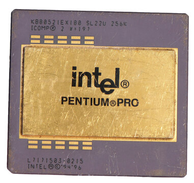 Intel Pentim Pro CPU aus den 90er Jahren, Intel Firmengeschichte, Z&uuml;rich 8 M&auml;rz 2026