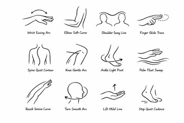 Obraz premium Reach lift generation vector serene mild cadence curve simple icon finger smooth