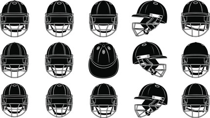 Set of black female karate silhouettes performing high kicks and martial arts poses, isolated on white background, for sports design © Joybroto