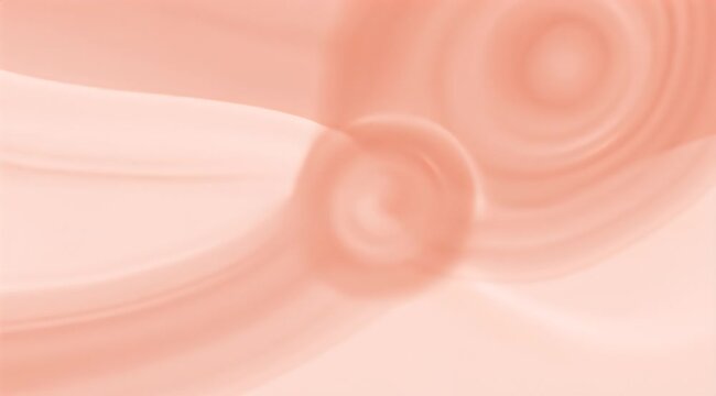 Abstract fluid dynamics with soft peach hues and swirling patterns