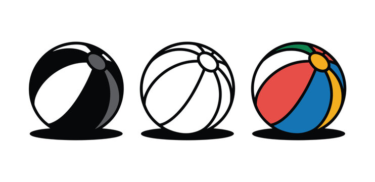 Beach ball icons show three distinct.