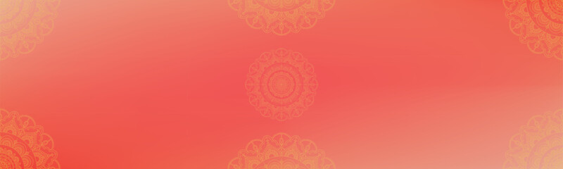 Round mandala on colorfull gradient background. Translucent mesh pattern in the form of a mandala. Mandala with floral patterns. Pastel Yoga template. Gradient background with round mandala.