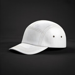 Fototapeta premium White 5 Panel Cap