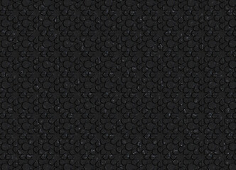 3D Rendering of Abstract geometric black marble tile pattern background