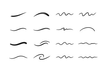 Obraz premium Line generation friction imperfection image subtle arc smooth curve icon simple vector