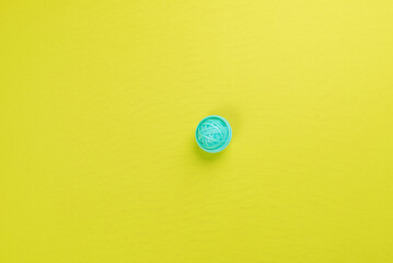 Colorful stationery on desk for creativity